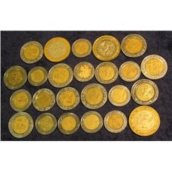 401.   87 Mexican Pesos. Worth ~$6.50 US. Great for cross-border travel.