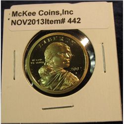 442. 2002 S Cameo Proof 65+ Native American U.S. Dollar.