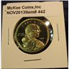 Image 1 : 442. 2002 S Cameo Proof 65+ Native American U.S. Dollar.