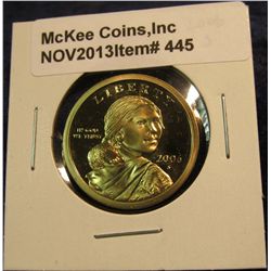 445. 2006 S Cameo Proof 65+ Native American U.S. Dollar.