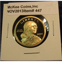 447. 2008 S Cameo Proof 65+ Native American U.S. Dollar.