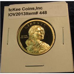 448. 2009 S Cameo Proof 65+ Native American U.S. Dollar.