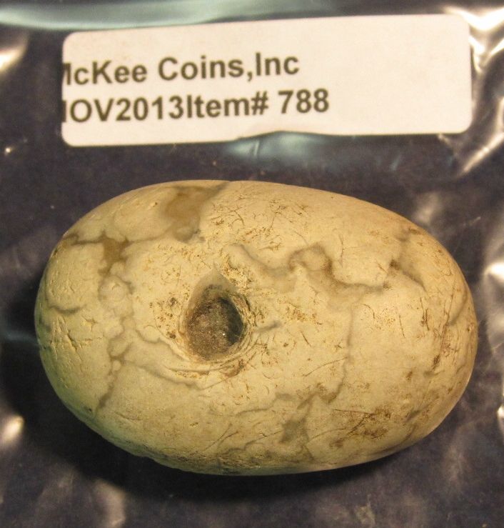 788. Native American Indian Artifact. Fire Starter Stone. Found in Wapello County, Iowa. Guaranteed