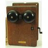 Image 4 : Western-Electric Oak Desk Telephone Set