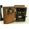 Image 7 : Western-Electric Oak Desk Telephone Set