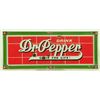 Image 1 : Dr Pepper Red Brick Porcelain Sign