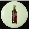 Image 1 : Coca Cola White Porcelain Button Sign