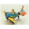 Image 6 : 1940s Marx Superman Rollover Airplane Tin Toy