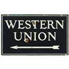 Image 1 : Early Western Union Telegraph Porcelain Sign
