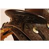 Image 9 : Heiser Tooled Leather Saddle