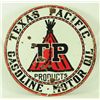 Image 1 : Texas Pacific Gasoline-Motor Oil Porcelain Sign