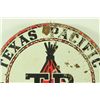 Image 8 : Texas Pacific Gasoline-Motor Oil Porcelain Sign