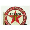 Image 2 : Texaco Motor Oil Porcelain Flange Sign