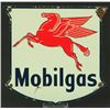 Image 1 : Mobilgas Pegasus Porcelain Pump  Sign