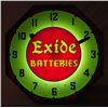 Image 2 : Exide Batteries Neon Advertising Clock