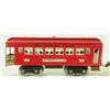 Image 13 : Red Lionel 0 Gauge Train Engine & 3 Passneger Cars