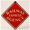 Image 1 : Railway Express Agency Double-Sided Sign