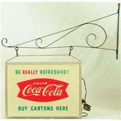 Coca Cola Buy Cartons Here Advertising Sign