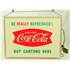 Image 2 : Coca Cola Buy Cartons Here Advertising Sign