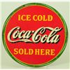 Image 1 : Coca Cola Round Metal Sign