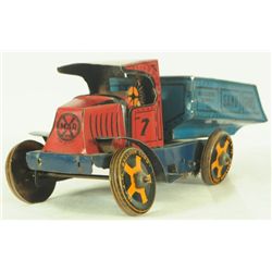 Marx Tin Wind-Up Toy Dump Truck