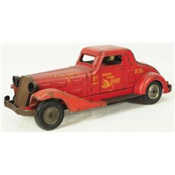 Marx Siren Fire Chief Toy Car