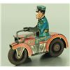 Image 1 : Marx Police Motorcycle Tin Wind-Up Toy