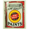 Image 1 : ACME Quality Paints Porcelain Flange Sign