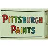Image 1 : Pittsburgh Paints Porcelain Flange Sign