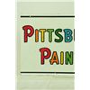 Image 2 : Pittsburgh Paints Porcelain Flange Sign