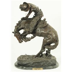 Frederic Remington "Rattlesnake" Bronze