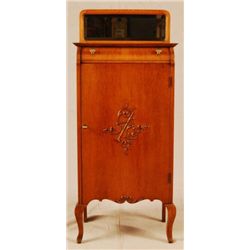 Oak Music Cabinet