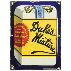 Duke's Mixture Tobacco Porcelain Sign