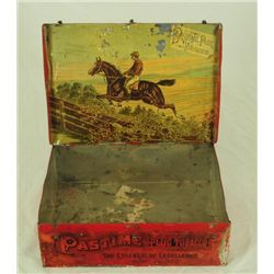 Pastime Plug Tobacco Hunting Scene Tin