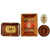 Image 1 : Collection of 4 Cigar Advertising Tip Trays