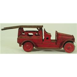 Antique Tin Toy Fire Truck