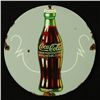 Image 1 : Coca Cola Round Bottle Porcelain Sign