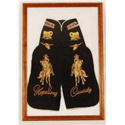 Hopalong Cassidy Child's Chaps in Frame