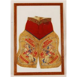 Roy Rogers & Trigger Child's Chaps in Frame