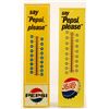 Image 1 : 2 Pepsi Cola Advertising Thermometers