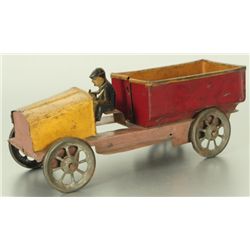Antique Pressed Tin Toy Truck