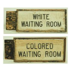 Colored / White Waiting Room Sign