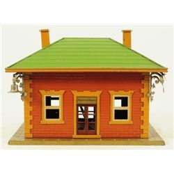 Lionel Railroad Train Depot Waiting Room Building