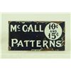 Image 3 : McCall Patterns Porcelain Flange Sign