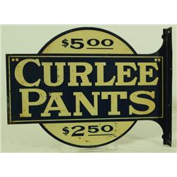 Curlee Pants Painted Flange Sign