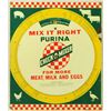 Image 1 : Purina Check-R-Mixer Mix It Right Feed Store Sign