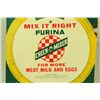 Image 9 : Purina Check-R-Mixer Mix It Right Feed Store Sign