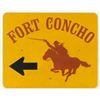Image 1 : Fort Concho Texas Road Sign
