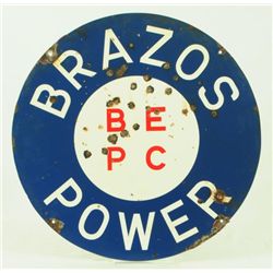 Brazos Power Texas Electic Co. Sign
