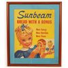 Image 1 : Sunbeam Bread Cardboard Advertising